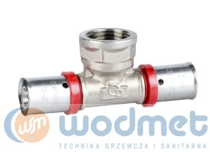 Trójnik zaprasowywany do PEXa 16x1/2x16 GW